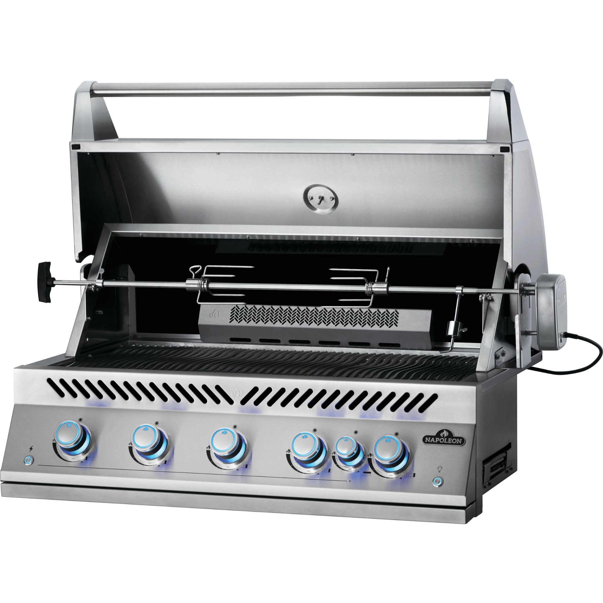 Napoleon 38" Built-In 700 Series Gas Grill with Infrared Rear Burner -  Professional Grill with Rotisserie Kit