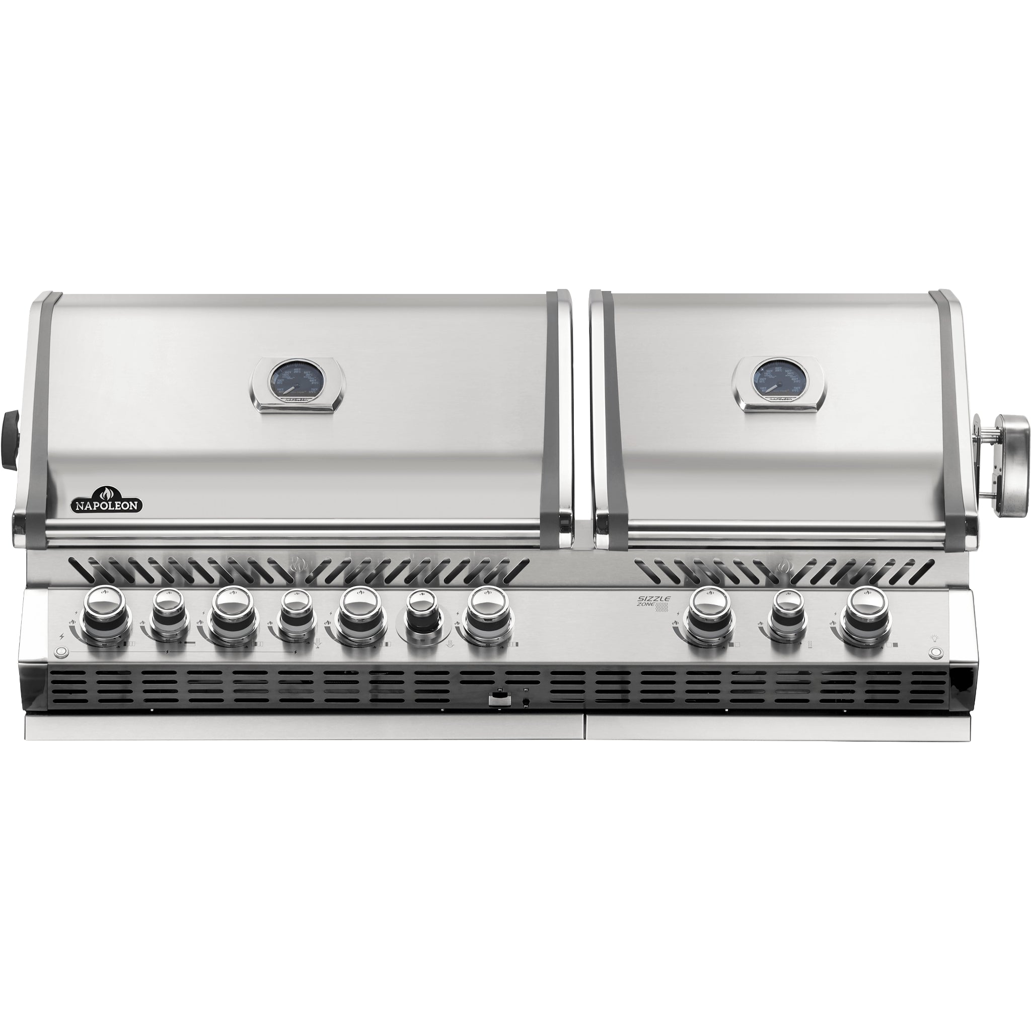 Napoleon 56 inch Prestige PRO 825 built-in gas grill front view