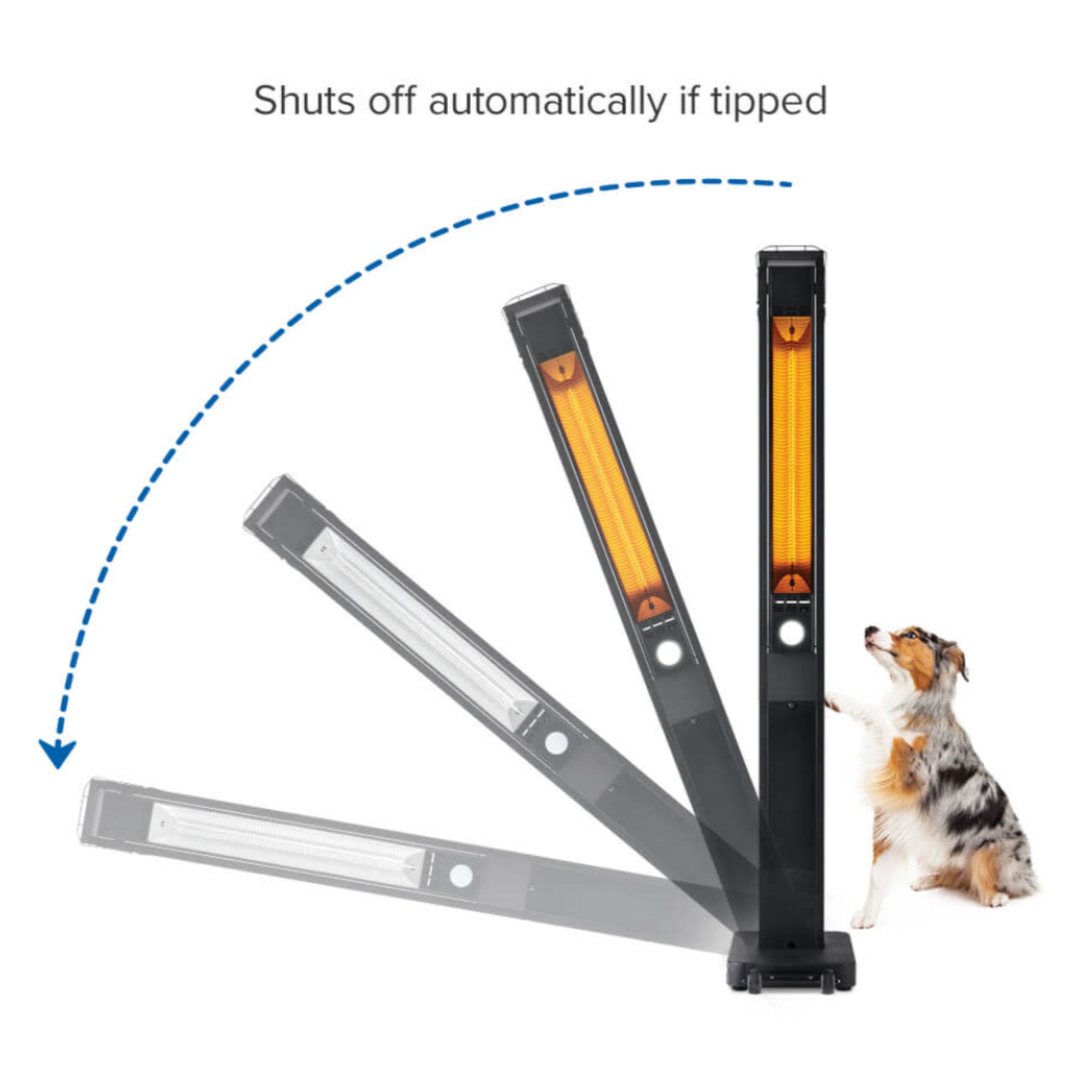 Napoleon Phantom Freestand Outdoor Electric Infrared Heater -  Portable Patio Heater -  Napoleon 