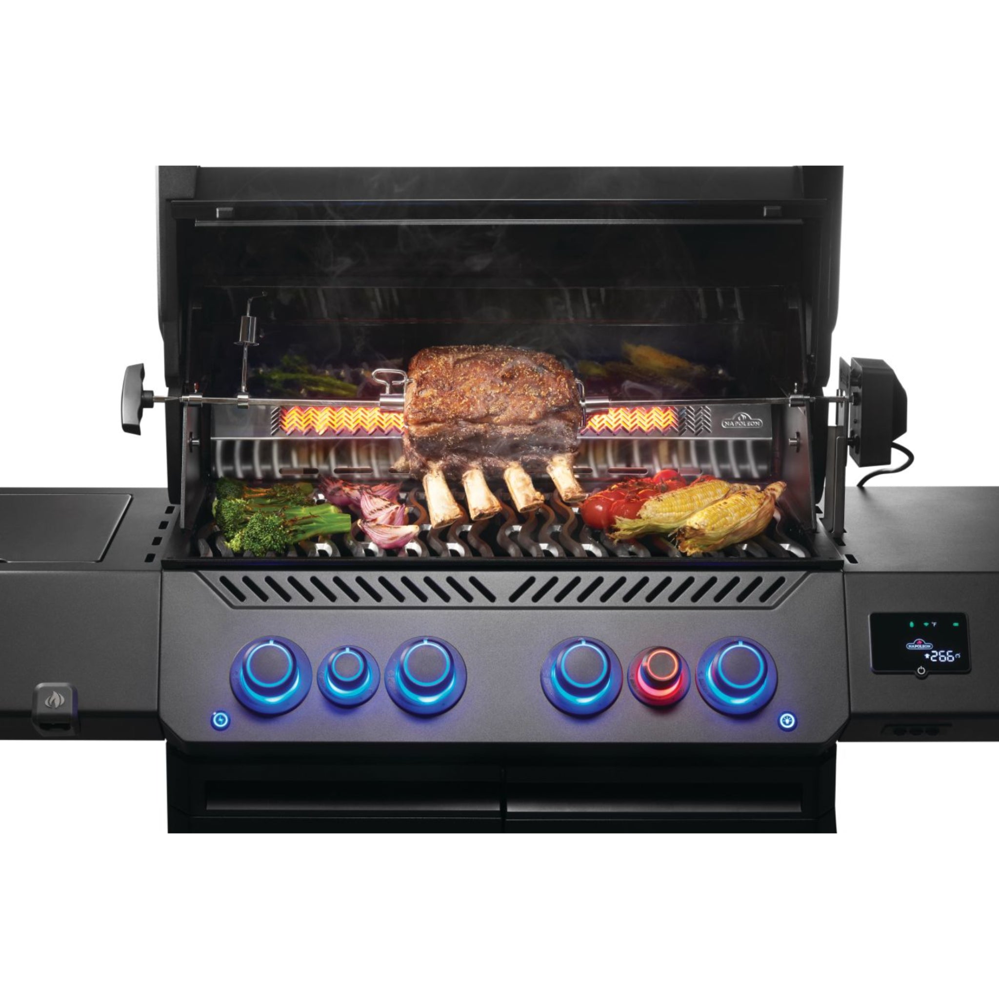 Napoleon Phantom Prestige® 500 Connected Gas Grill with Infrared Side & Rear Burner -  Propane or Natural Gas