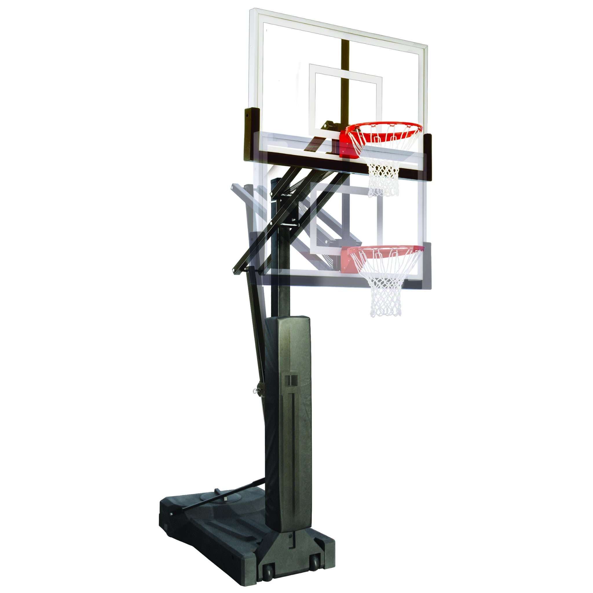OmniSlam™ Portable Basketball Hoop System | Adjustable Pro-Style Basketball Goal