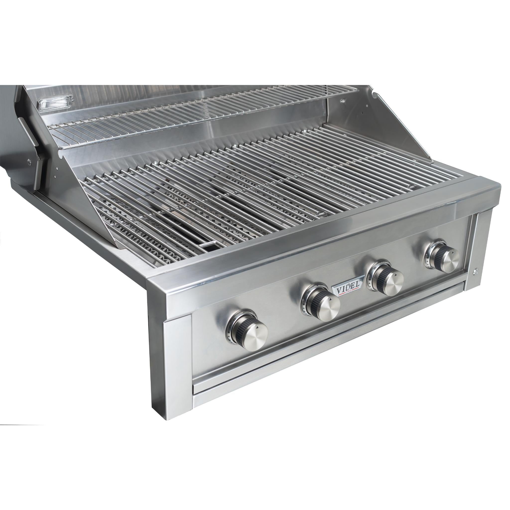 4-burner outdoor grill for built-in outdoor kitchen islands