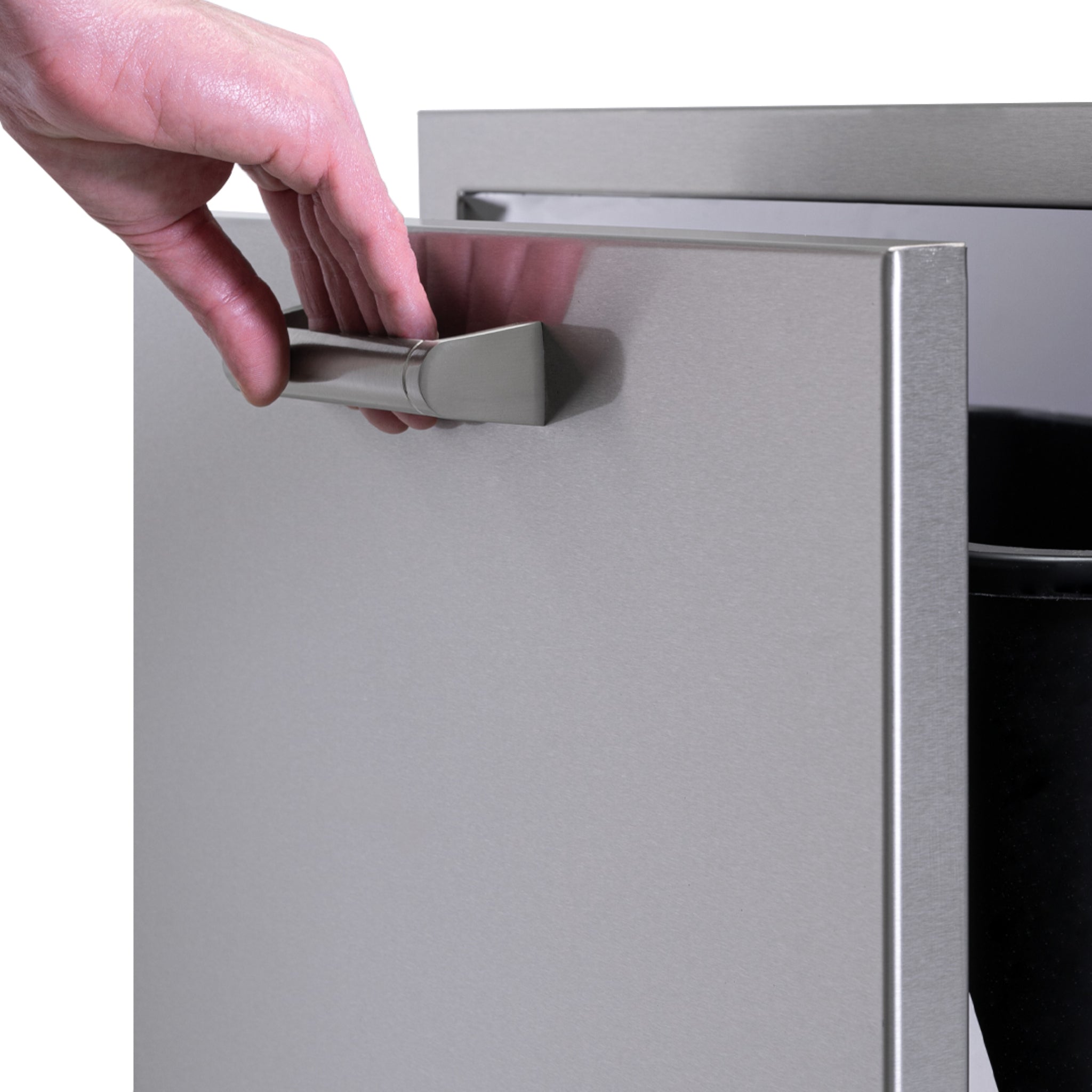 PGS 20" Trash Roll Out for Custom Built Outdoor Kitchen Island | Legacy Collection -  Outdoor Kitchen Trash Roll Out -  PGS Grills 