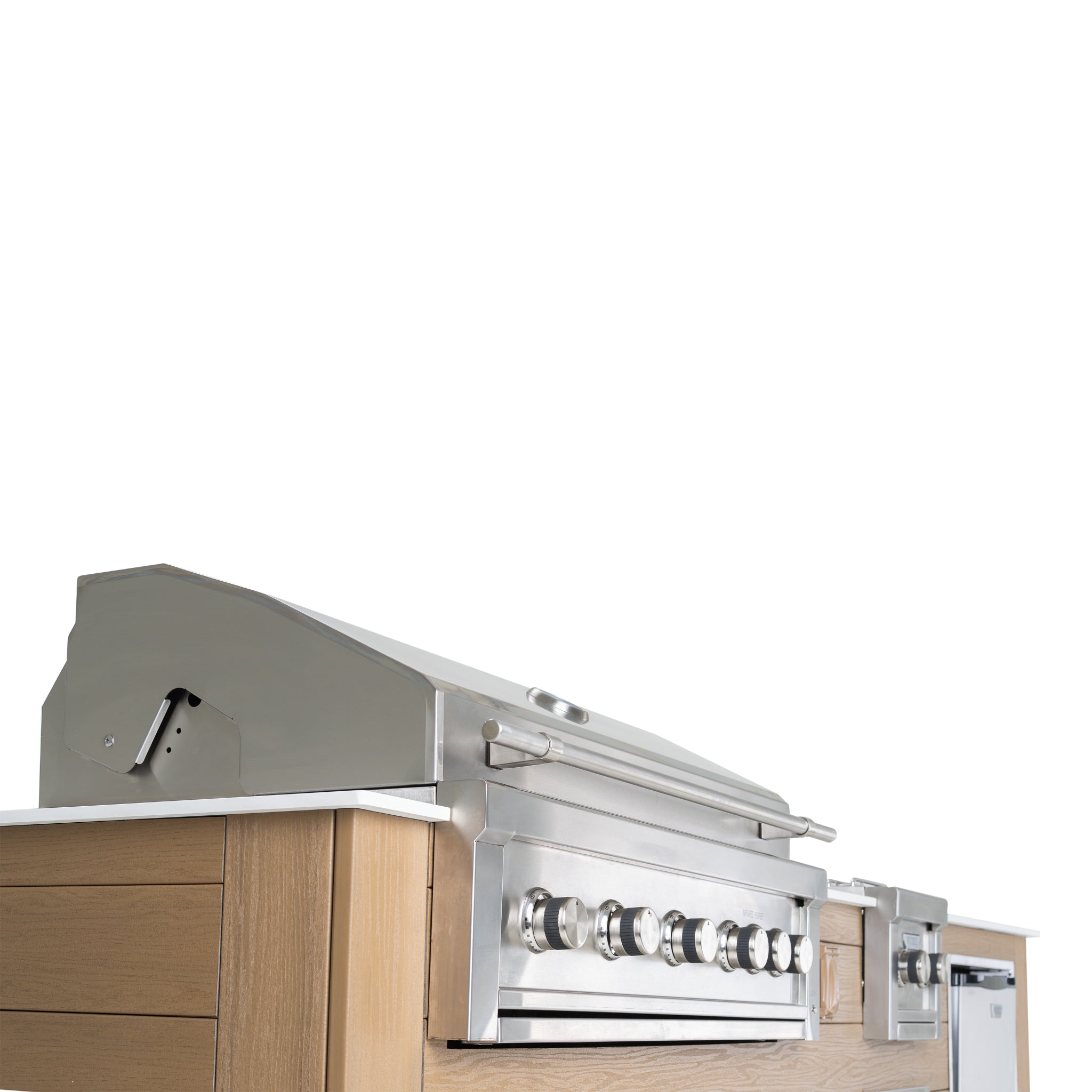 112" Outdoor Kitchen Island with Grill | Pacific Collection