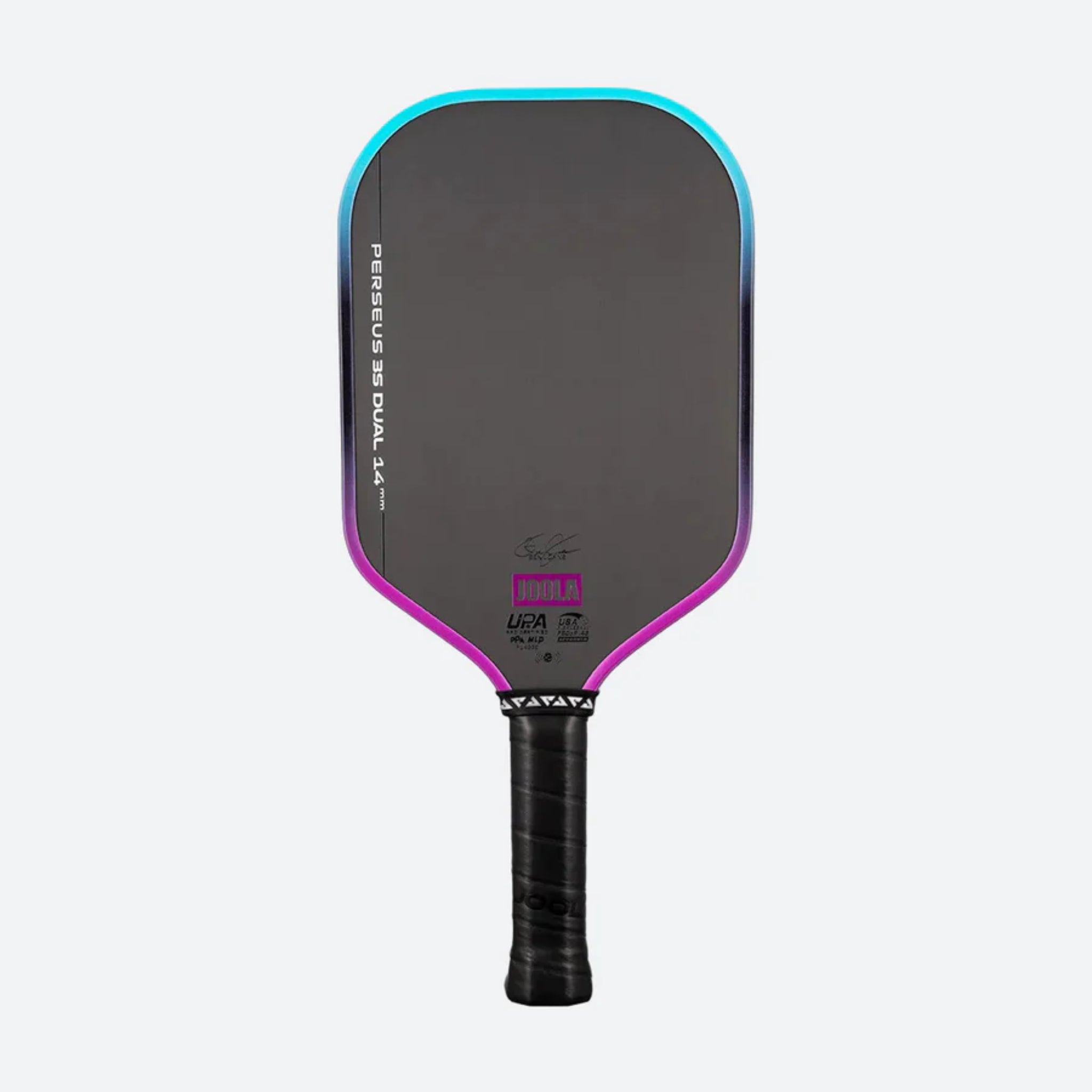 JOOLA Perseus 3S Dual 16mm carbon pickleball paddle front view