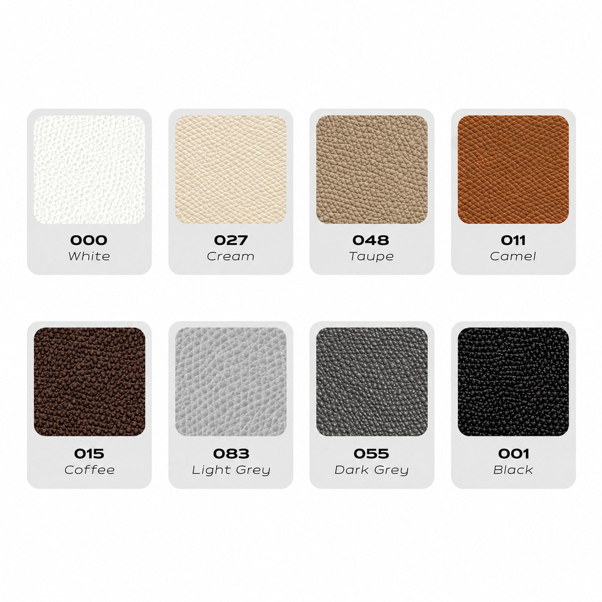 Pinetti Liverpool Leather close up swatches
