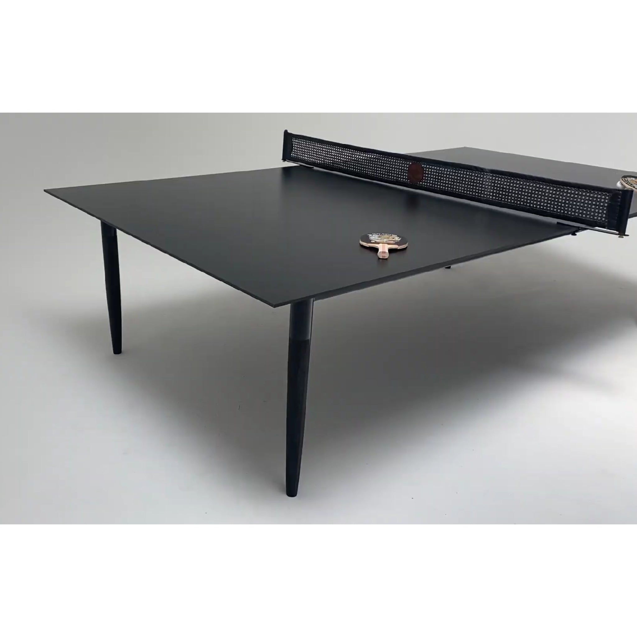 Custom Woolsey Pong Springs outdoor ping pong table in black