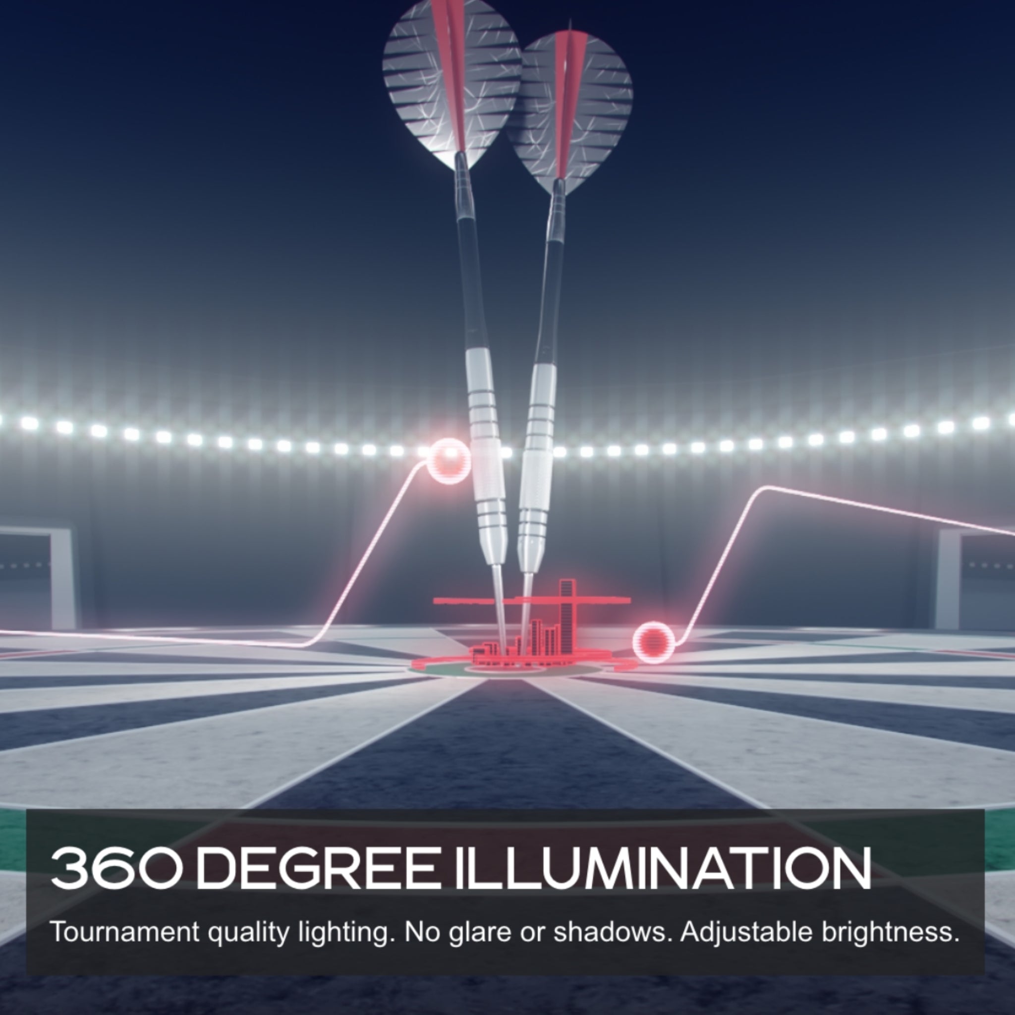 Prodigy Automatic Scoring Bristle Dartboard System -  Darts & Game Room Accessories -  Prodigy 