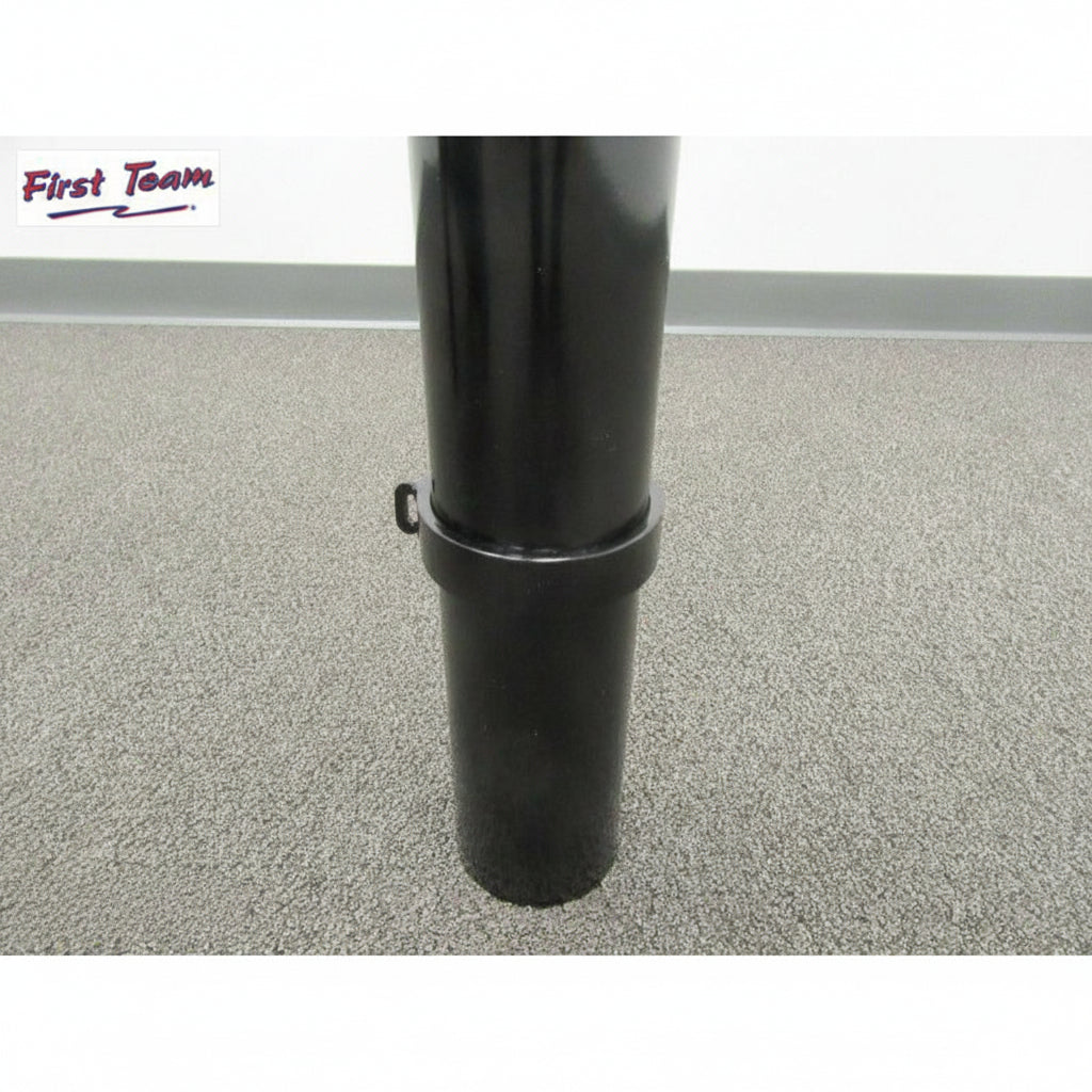 Commercial Sentry Pickleball Net with in ground installation by First Team