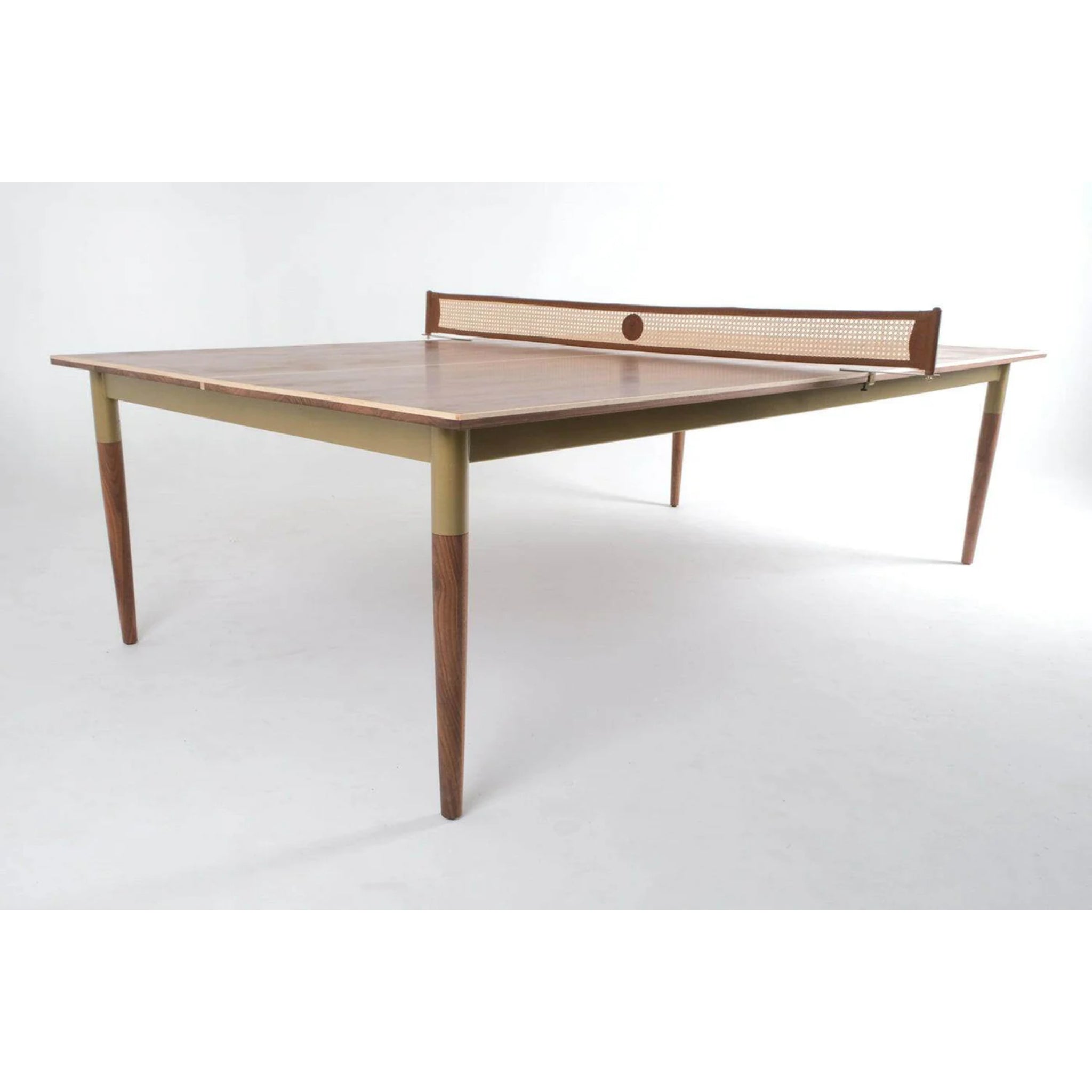 Premium handcrafted ping pong table with steel base