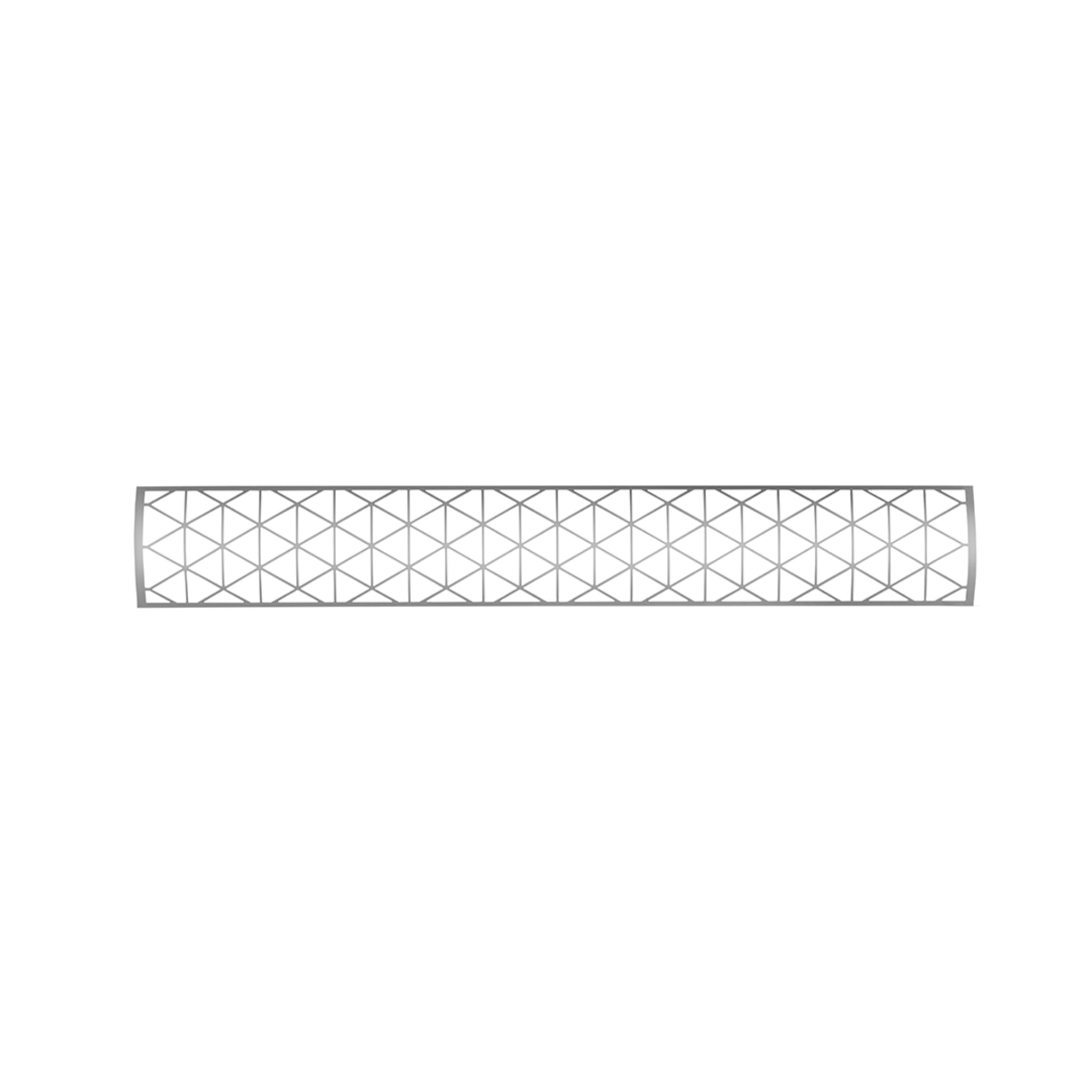 Infratech Motif Contemporary stainless steel decorative heater fascia 39 inch