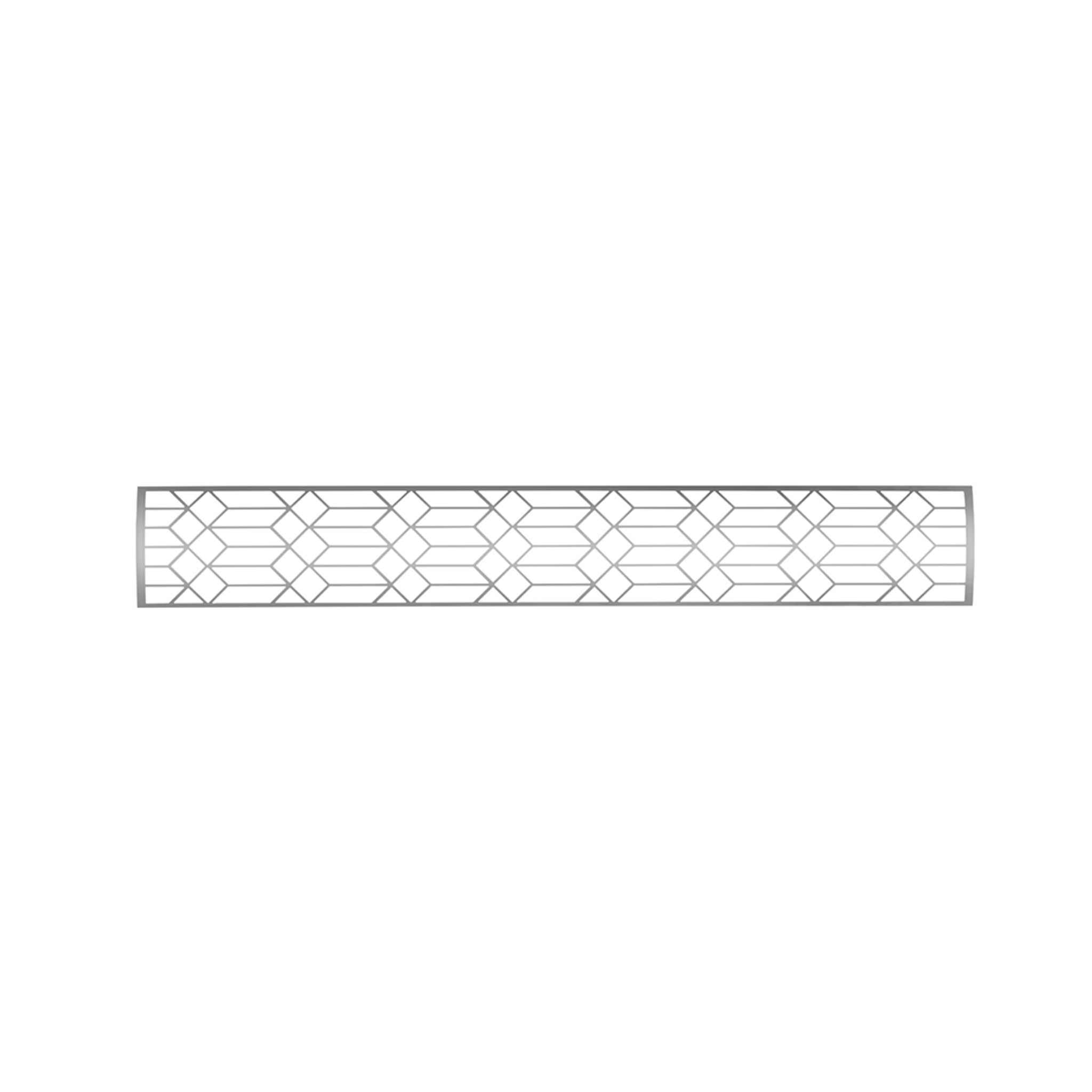 Infratech Motif Craftsman stainless steel decorative heater fascia 48 inch