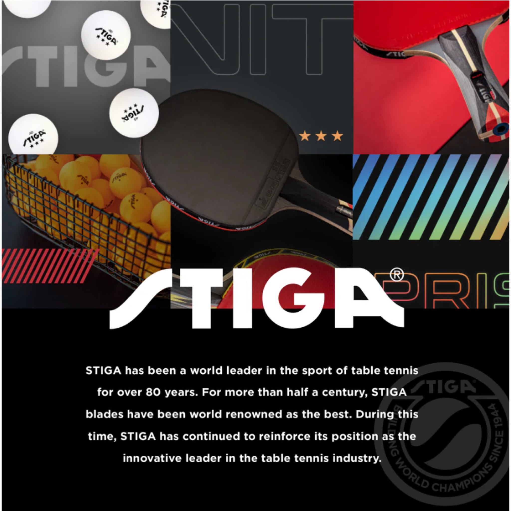 STIGA ping pong conversion top folded storage view