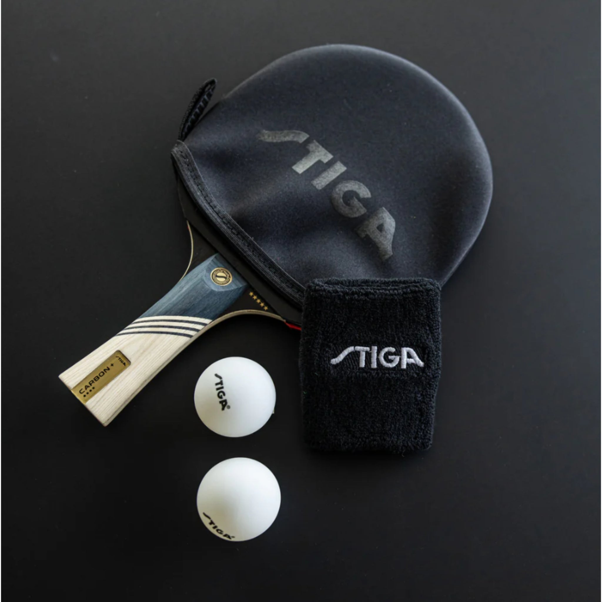 STIGA Cabon+ Table Tennis Paddle Bundle -  Table Tennis Paddles -  STIGA 