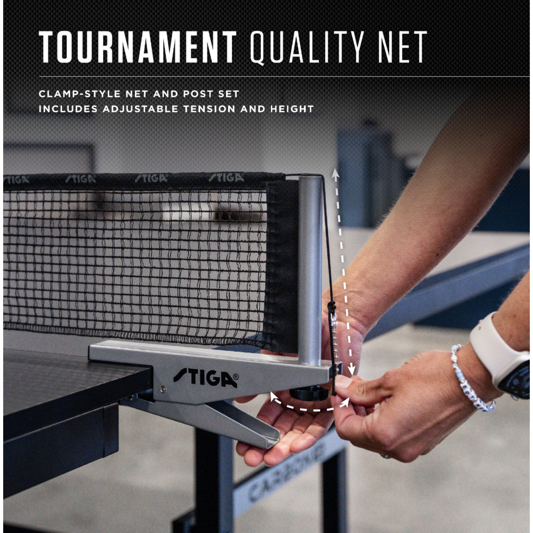 STIGA Carbon18 Indoor Table Tennis Table -  Table Tennis Table -  STIGA 