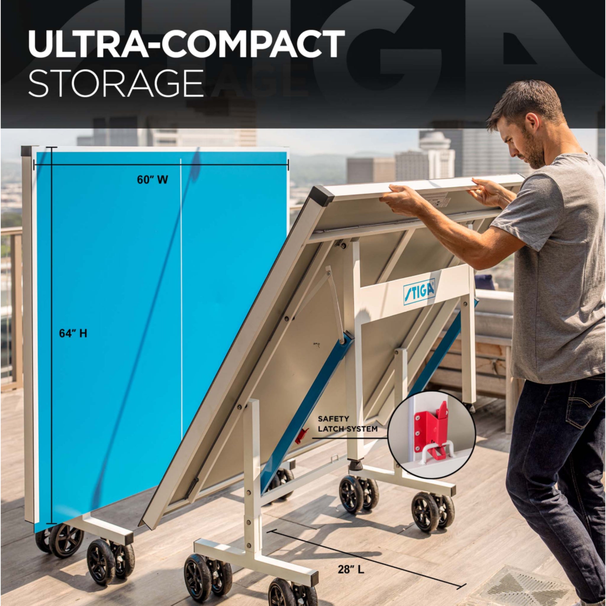 STIGA XTR Pro Outdoor Table Tennis Table -  Table Tennis Table -  STIGA 