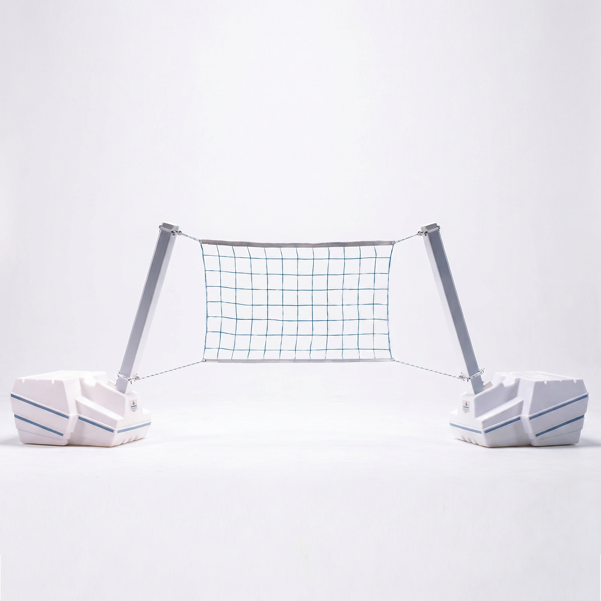 Slam Volley freestanding pool volleyball net system by Dunn Rite