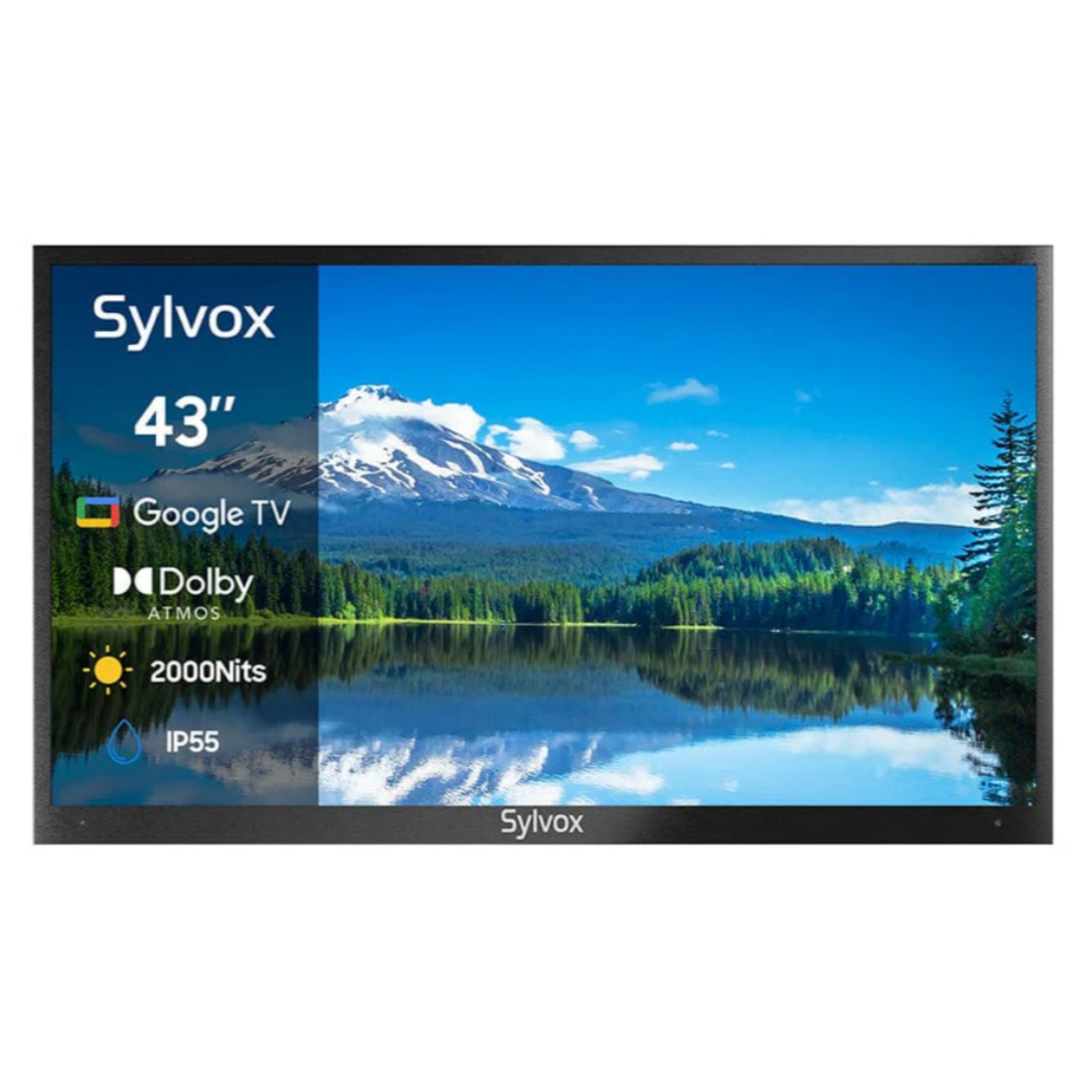 Sylvox 43" Outdoor Waterproof Google TV - Pool Pro 2.0 | Full Sun Collection -  Outdoor TV -  Sylvox 