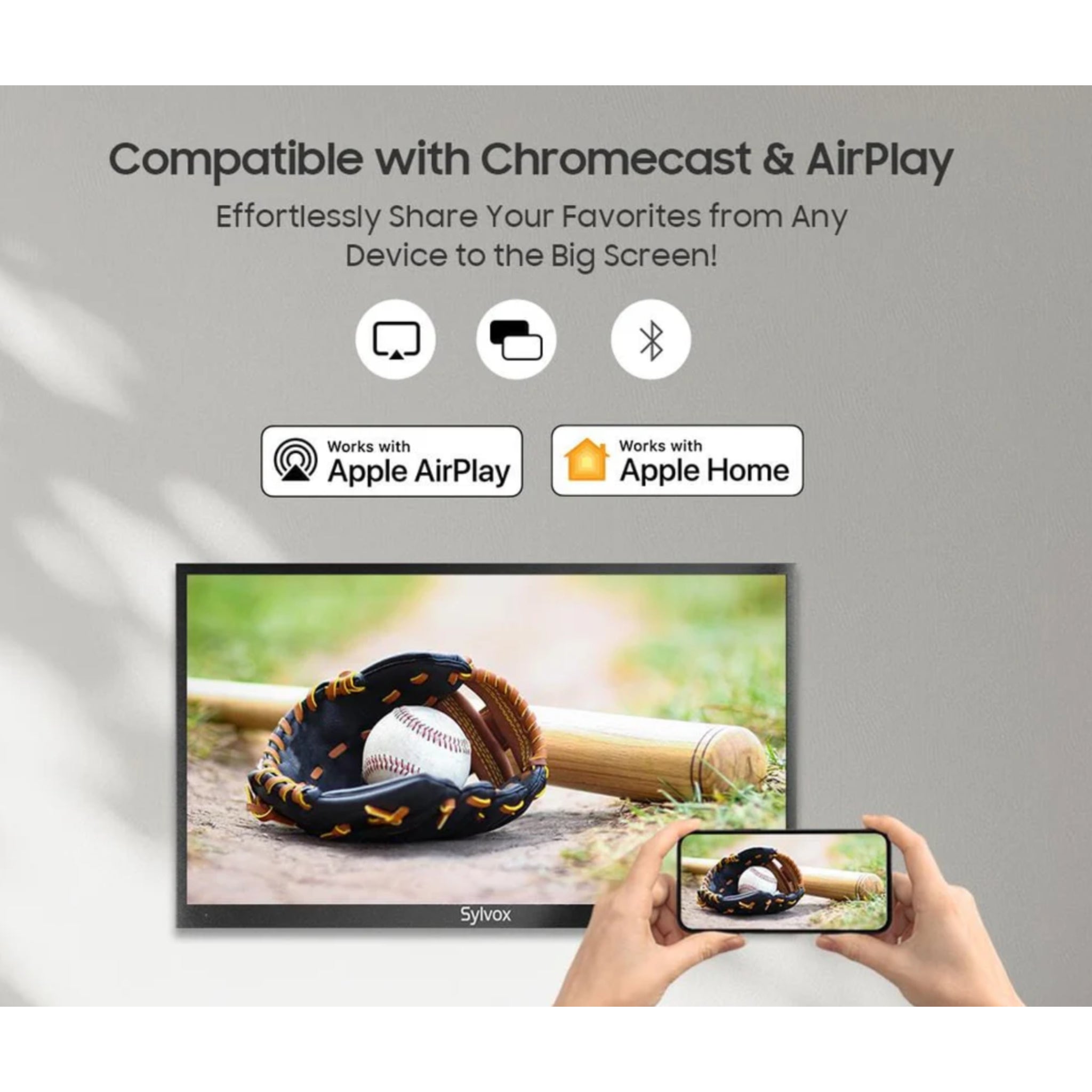 Sylvox 43" Outdoor Waterproof Google TV - Deck Pro 2.0 | Partial Sun Collection -  Outdoor TV -  Sylvox 