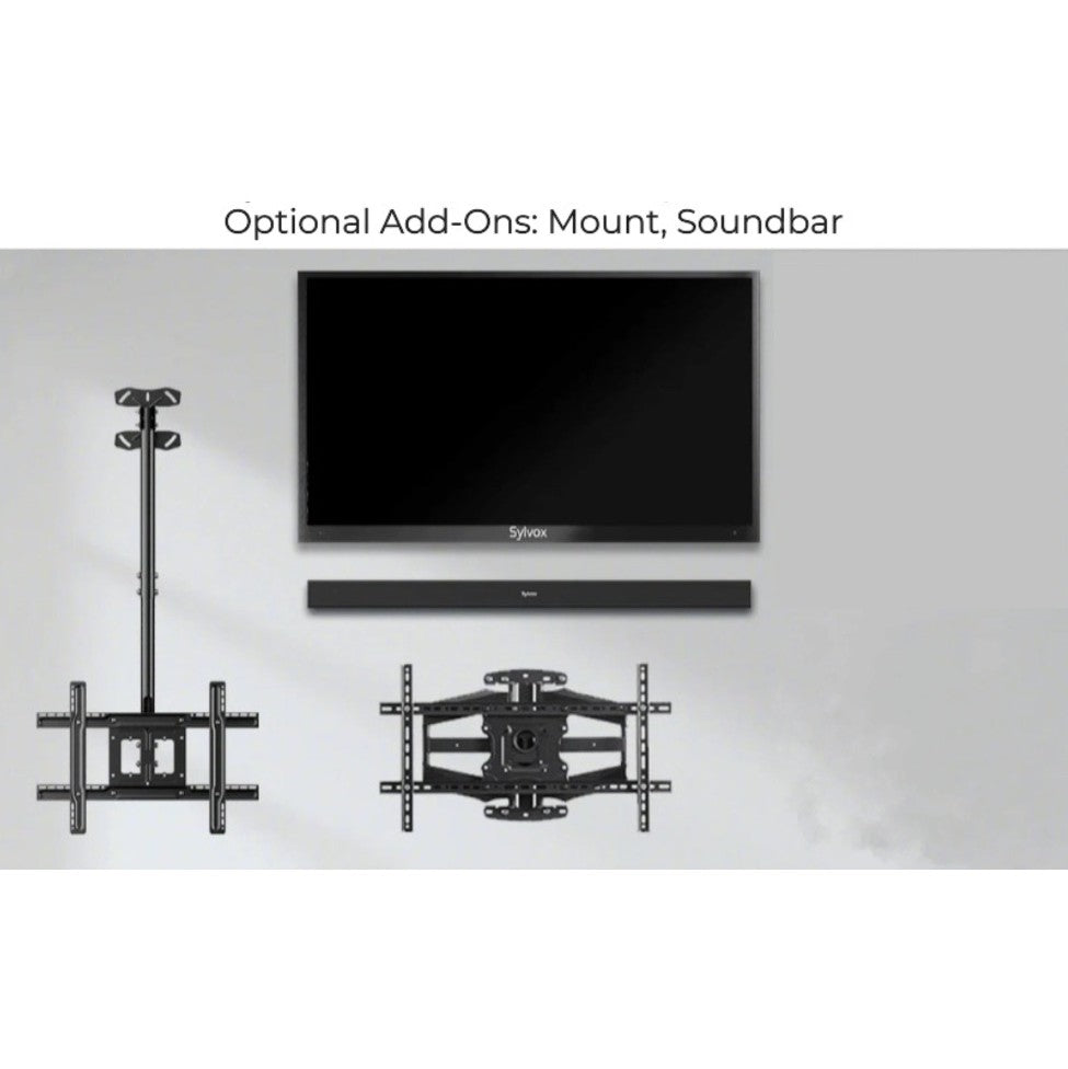 Sylvox Outdoor Waterproof Google TV Optional Add on Mount and soundbar options