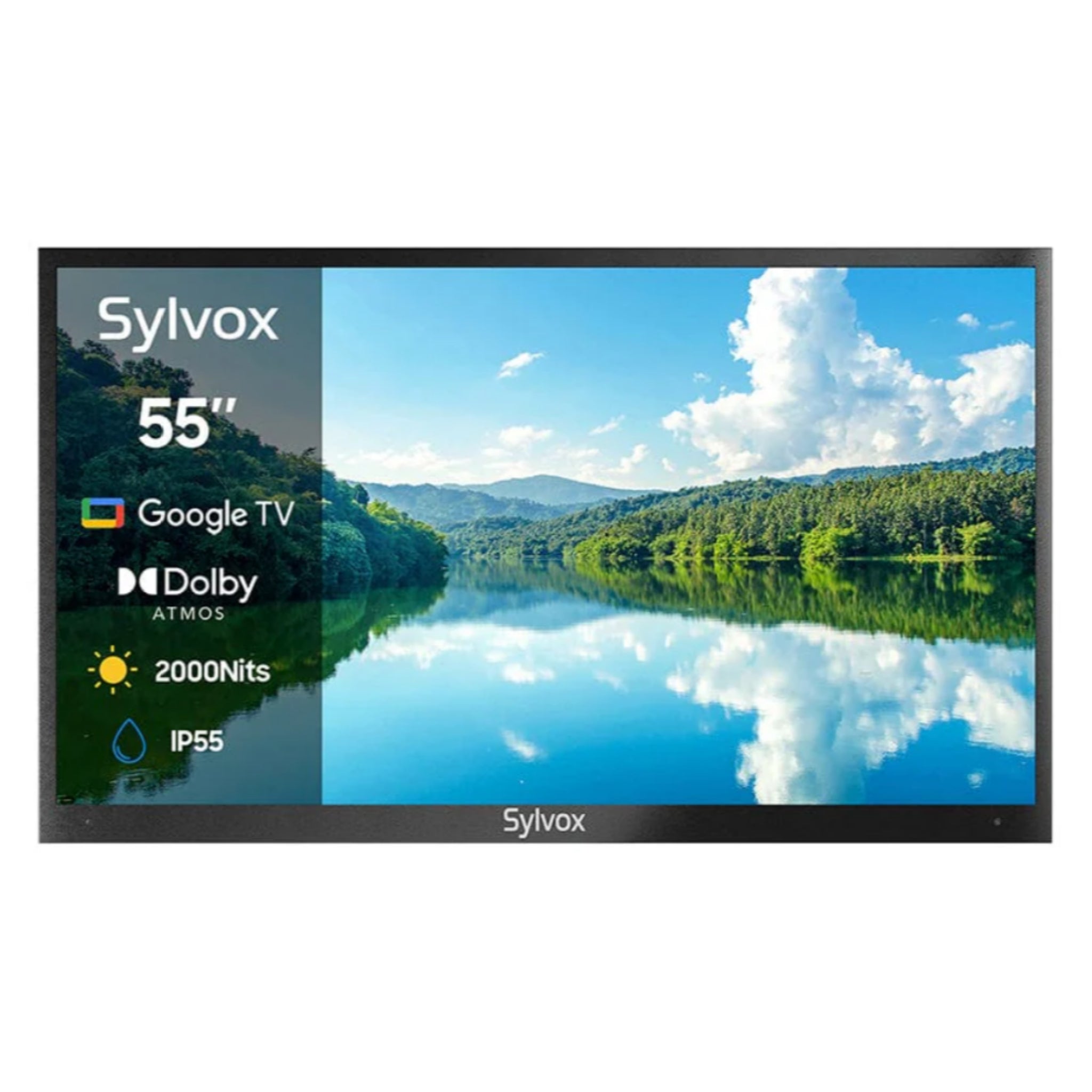 Sylvox 55" Outdoor Waterproof Google TV - Pool Pro 2.0 | Full Sun Collection -  Outdoor TV -  Sylvox 
