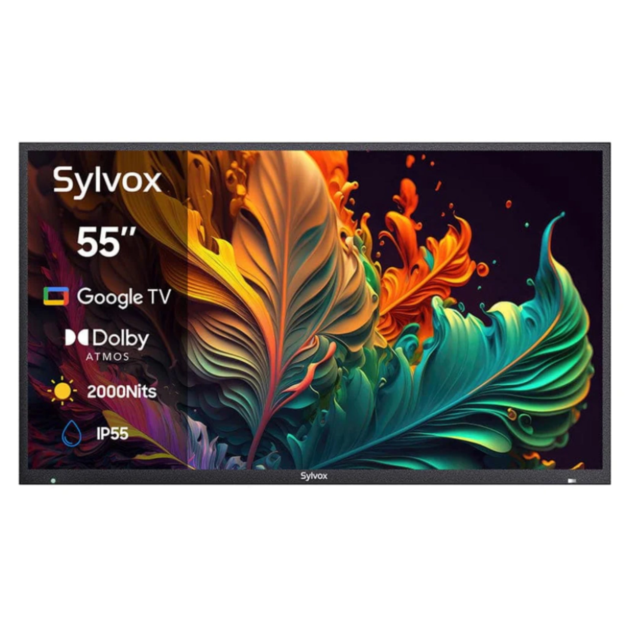 Sylvox 55" Outdoor Waterproof Google TV - Pool Pro Premium QLED 2.0 | Full Sun Collection -  Outdoor TV -  Sylvox 