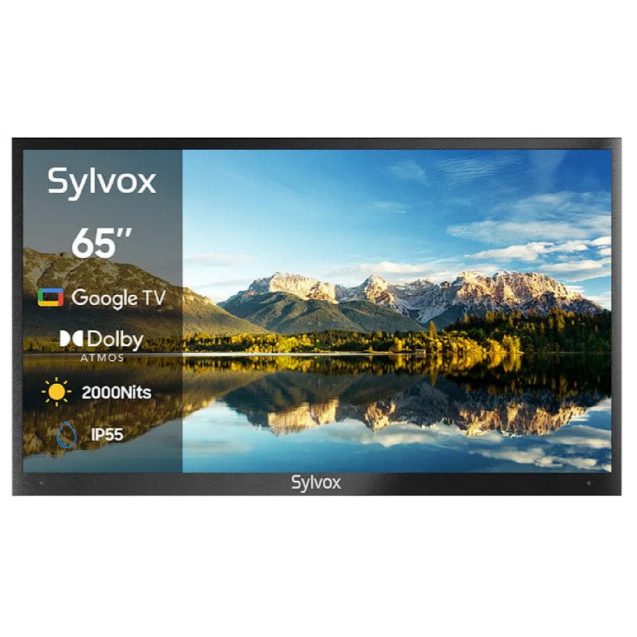 Sylvox 65" Outdoor Waterproof Google TV - Pool Pro 2.0 | Full Sun Collection -  Outdoor TV -  Sylvox 