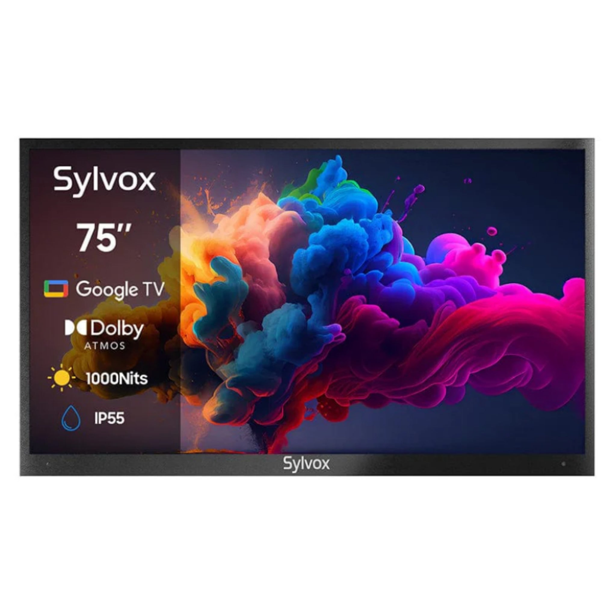 Sylvox 75" Outdoor Waterproof Google TV - Deck Pro Advanced QLED 2.0 | Partial Sun Collection -  Outdoor TV -  Sylvox 