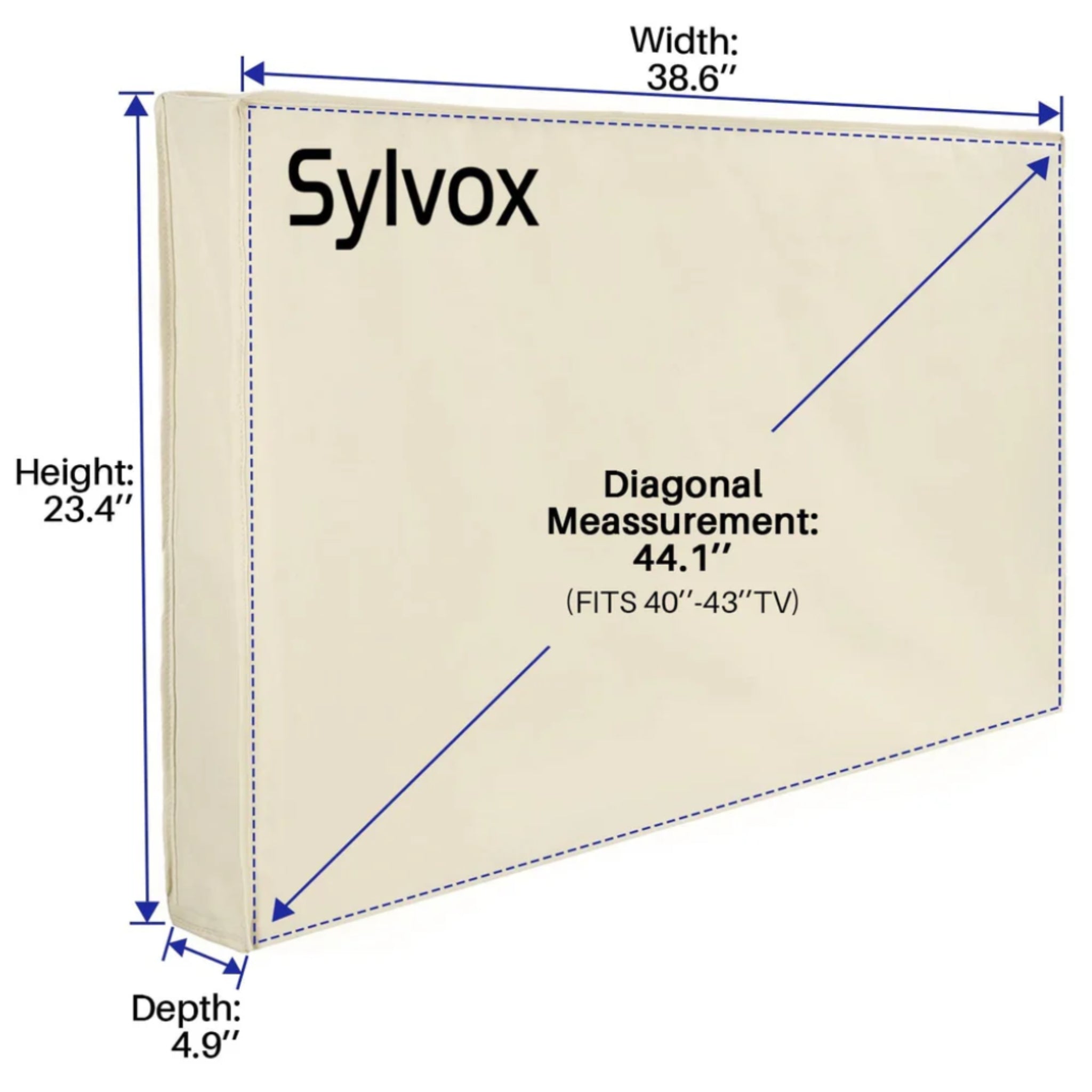 Sylvox Outdoor TV Cover 43"-75" -  TV Cover -  Sylvox 