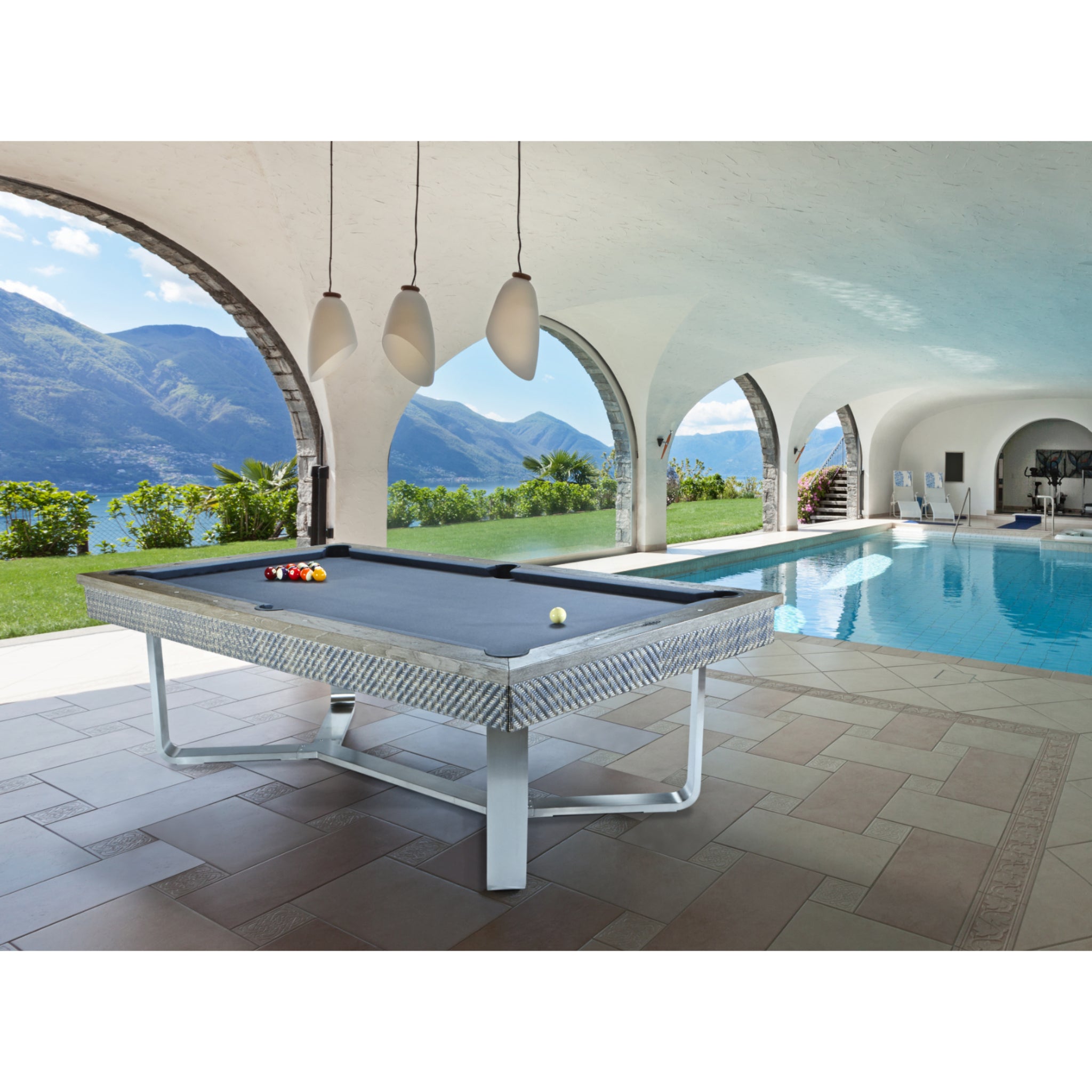 The Bali Breeze x Panama Jack Outdoor 8' Pool Table -  Pool Table -  Brunswick Billiards 