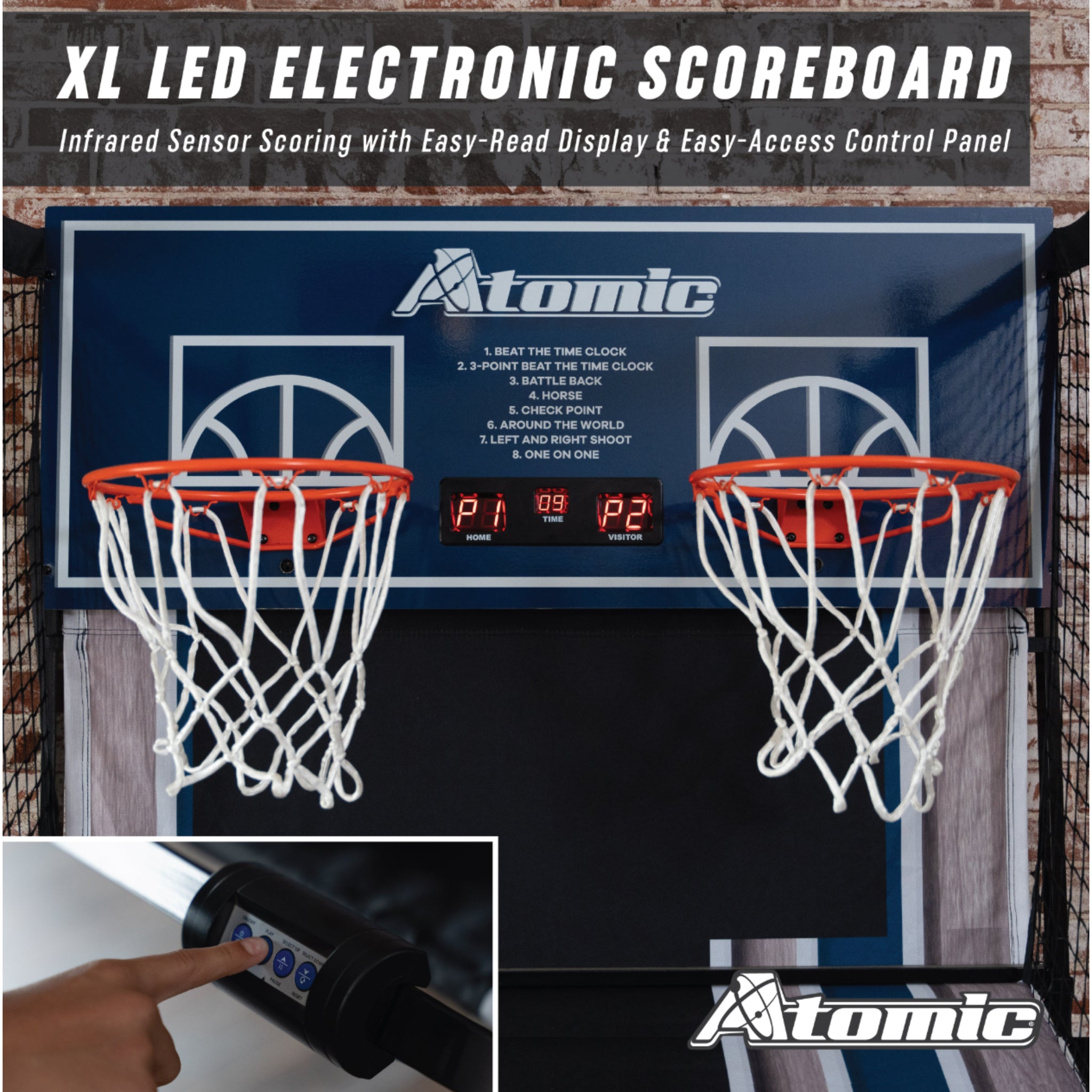 Titan Basketball Shootout Arcade Game -  Indoor Sports Games -  Atomic 