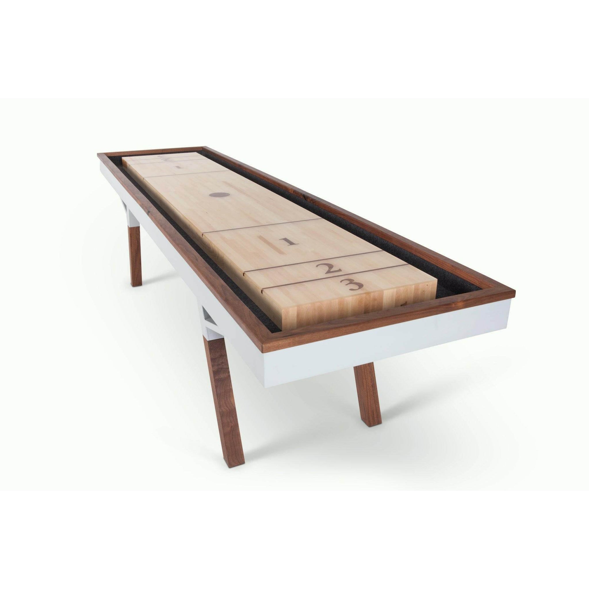Luxury shuffleboard table for STR rental or hospitality lounge setup