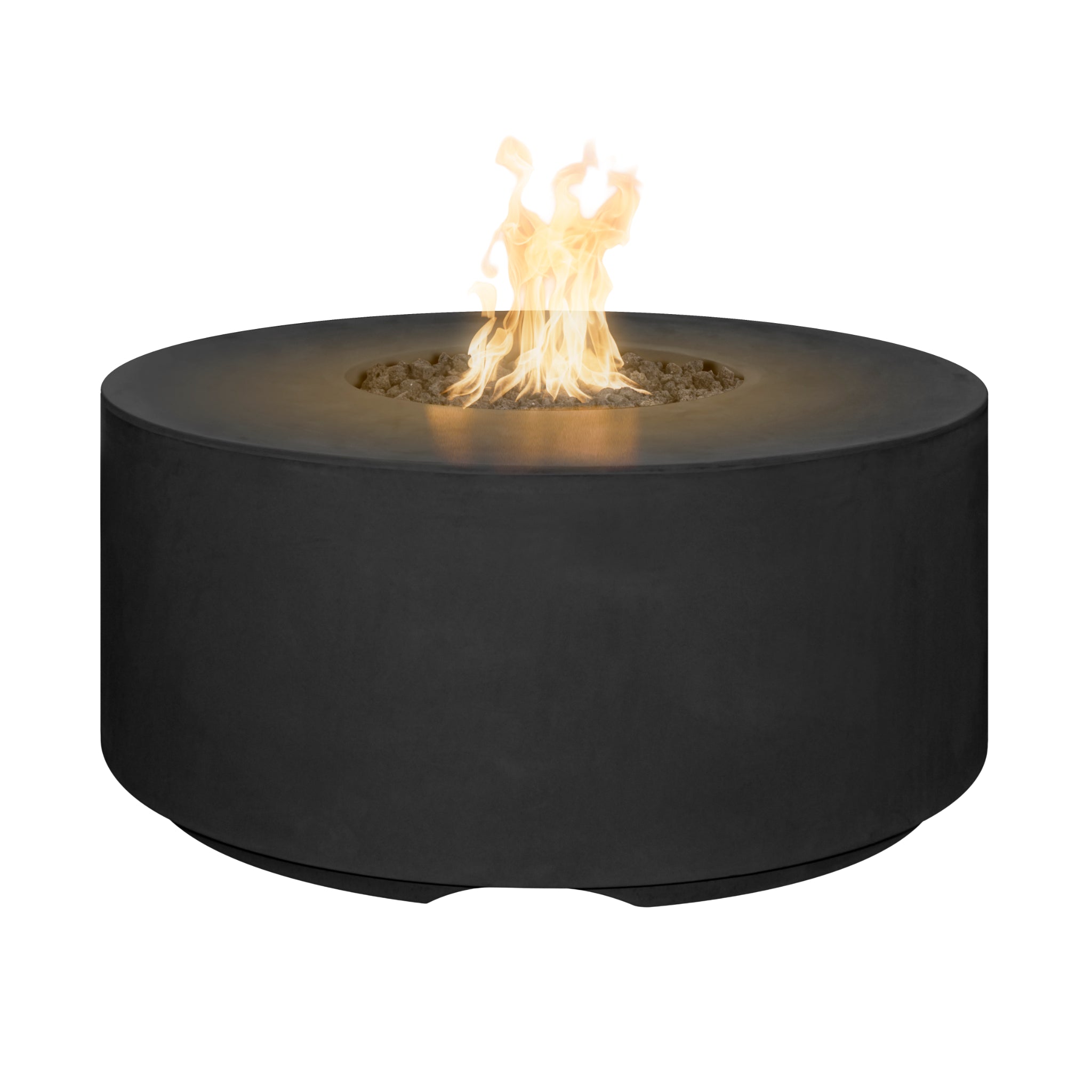 Florence Round Fire Pit, 46 inch, Black finish