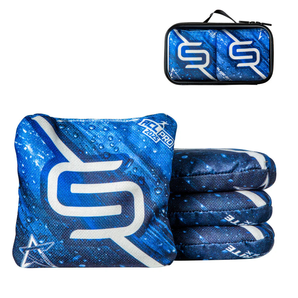 ACL® Pro Slide-Rite Flex | 4- Pack -  Cornhole Game in Blue