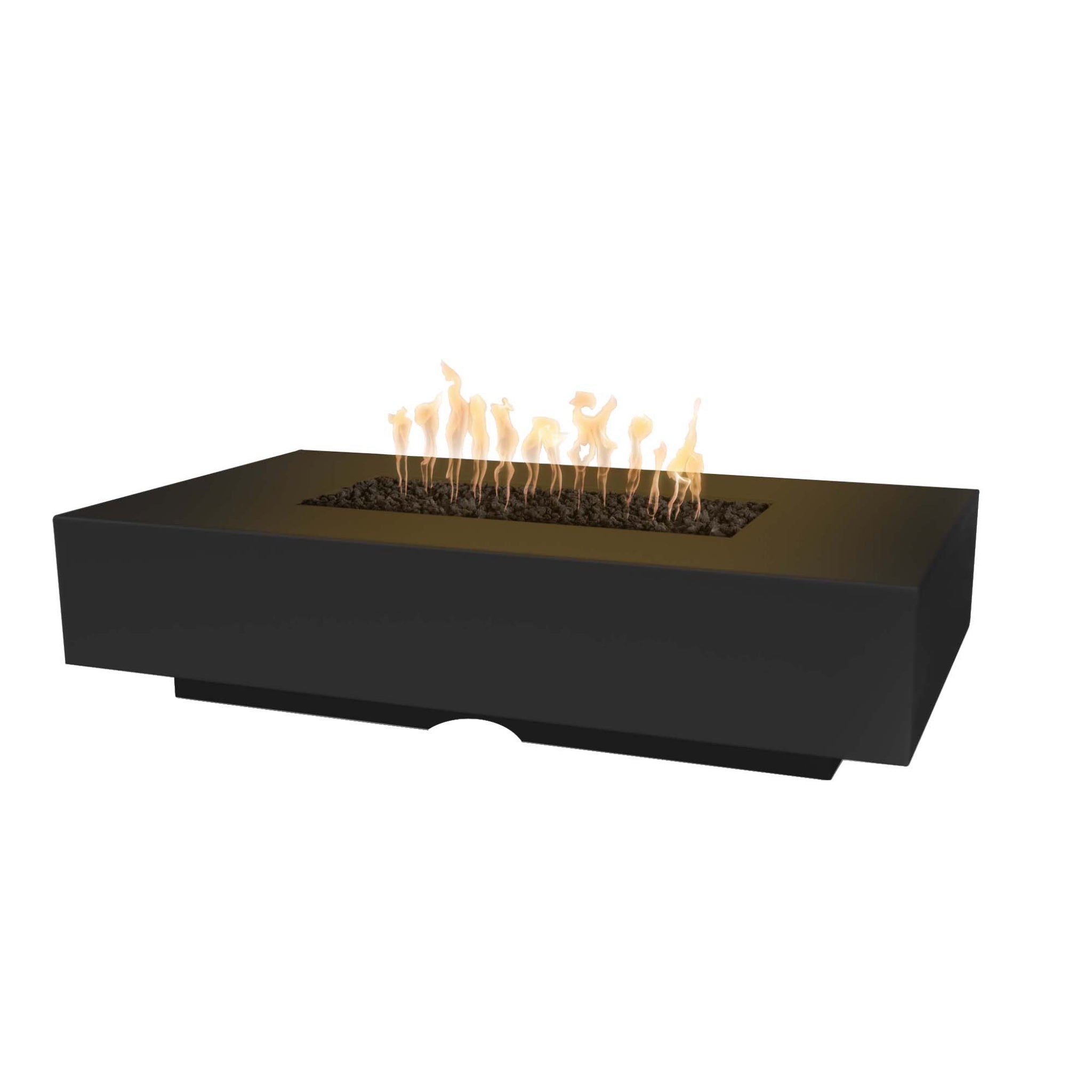 Cabo Linear Fire Pit, Black finish