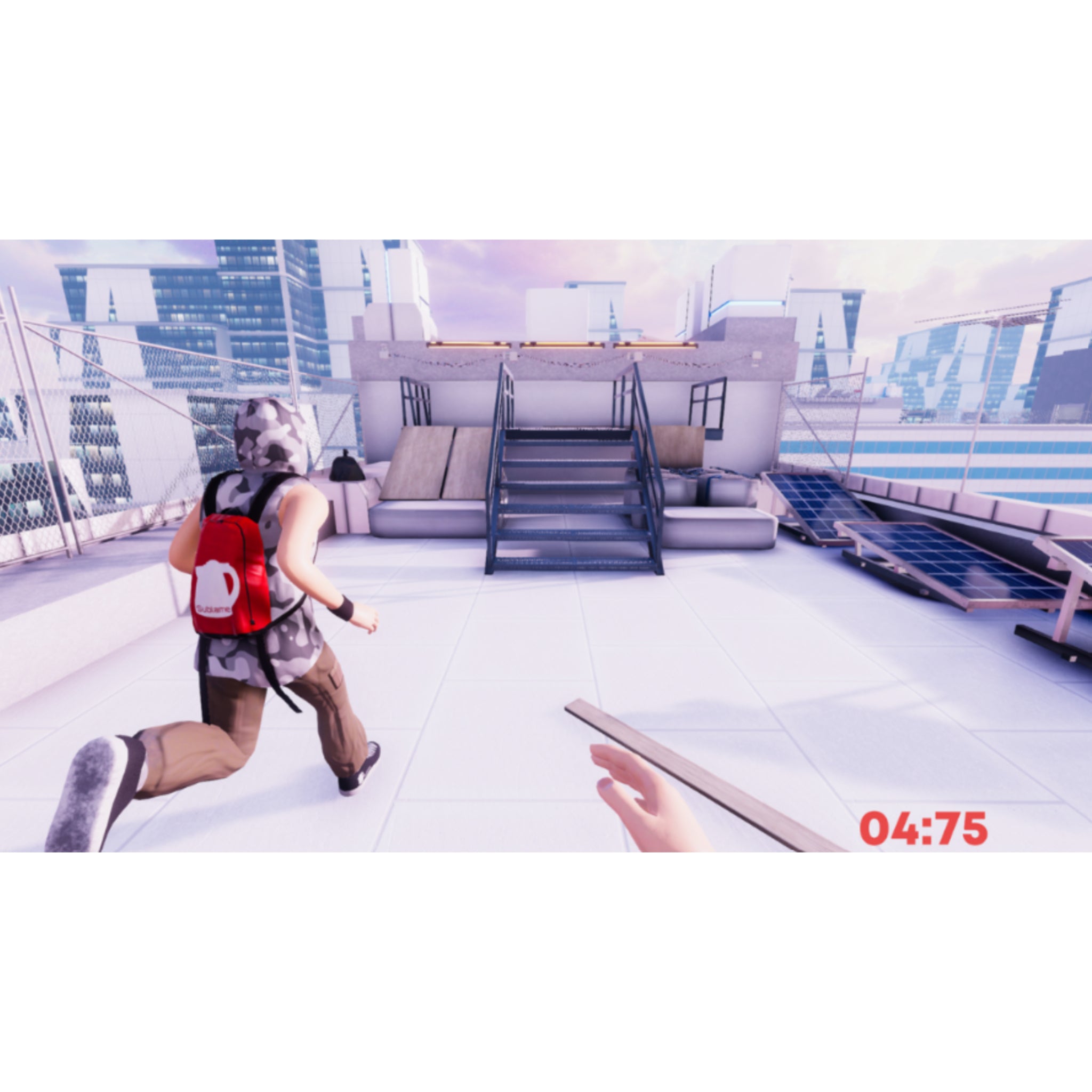 Commercial interactive play wall system with motion-based games