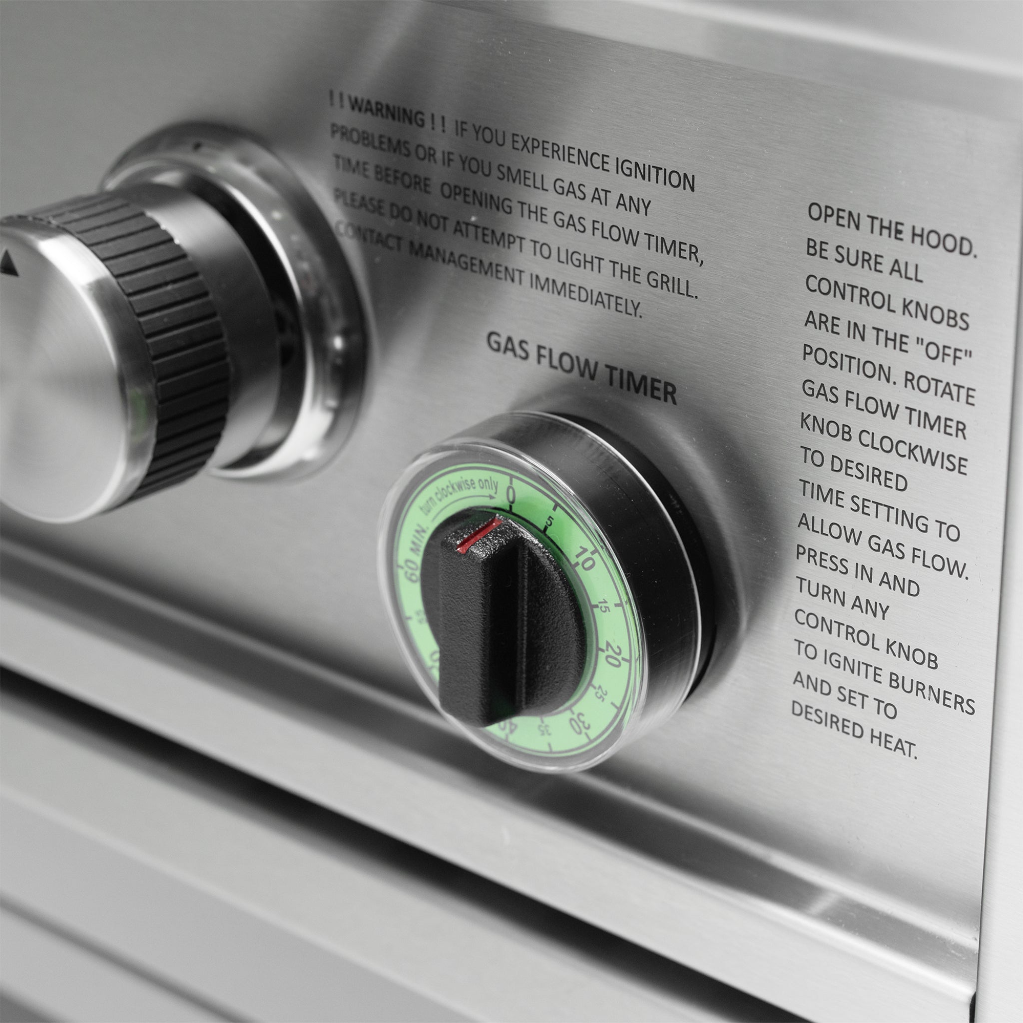 Commercial 36" 3-Burner Grill with Timer | Timer Grill