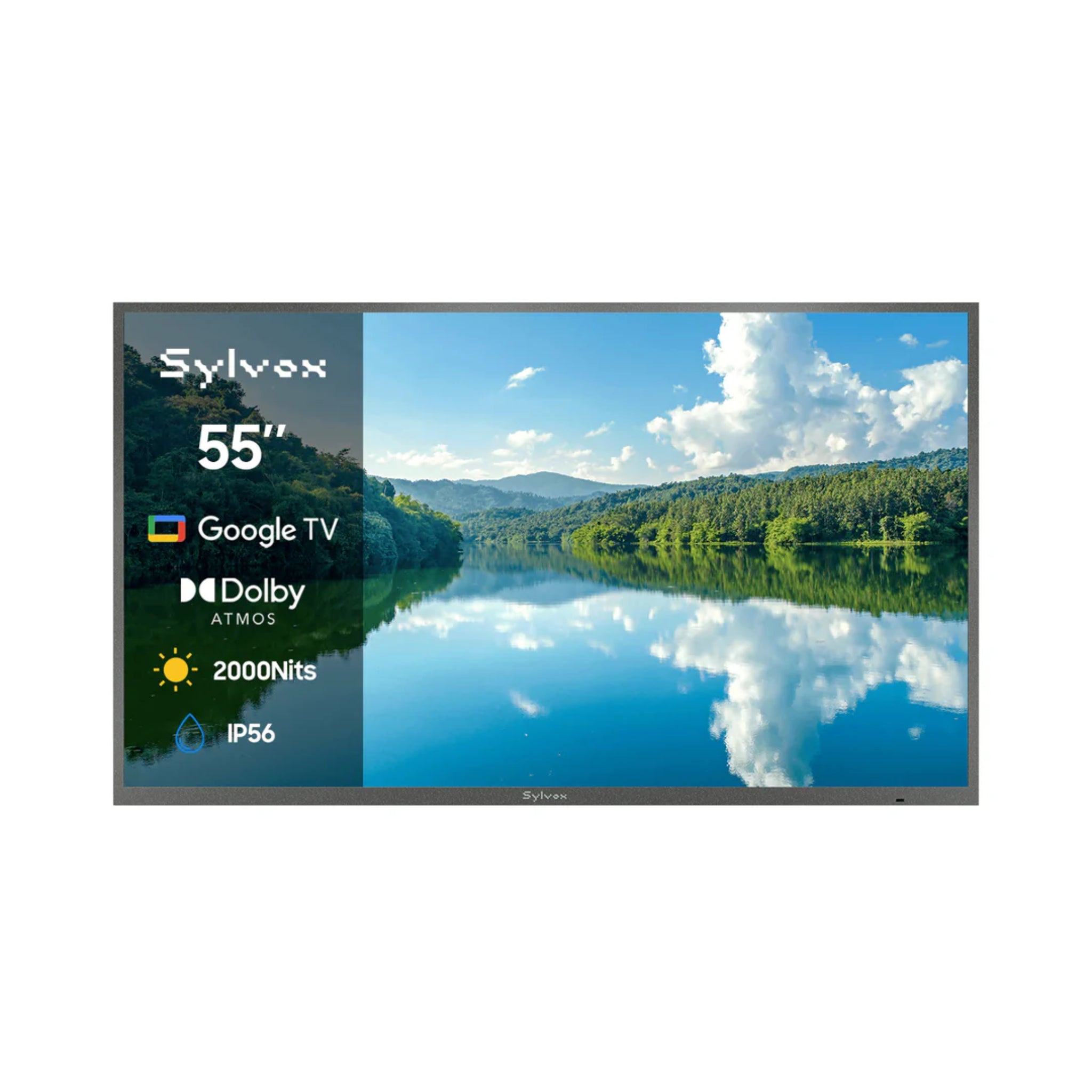 Sylvox 55" Outdoor Waterproof Google TV - Pool Pro 2.0 | Full Sun Collection -  Outdoor TV -  Sylvox 