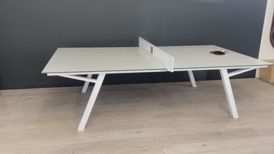 Sean Woolsey White Ash White Hammer Outdoor Ping Pong Table