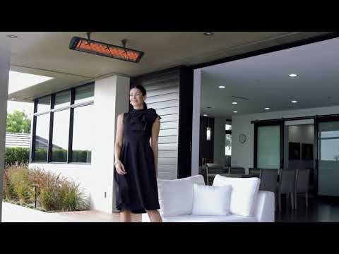 Infratech C/CD series patio heaters Motif decorative heater covers video